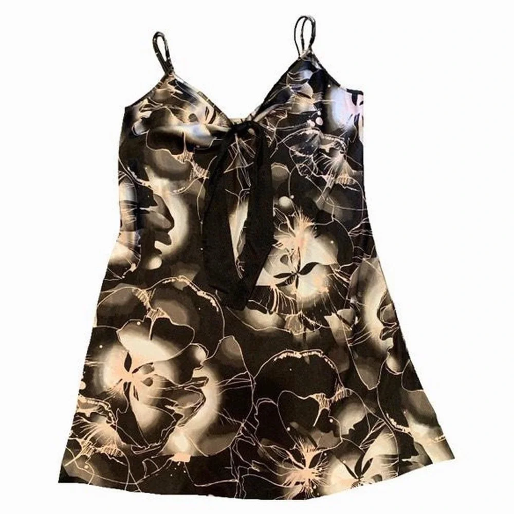 Victoria’s Secret Pink floral slip dress lingerie summer dress midi dress